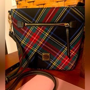 Dooney & Bourke Black Tartan Crossbody